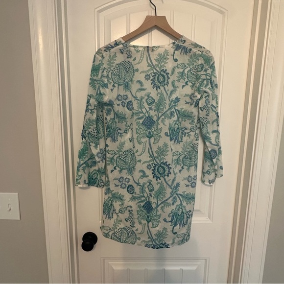 Roberta Roller Rabbit Blouse Tunic Cotton Beach Lagenlook Boho Summer Size Small - Picture 4 of 7